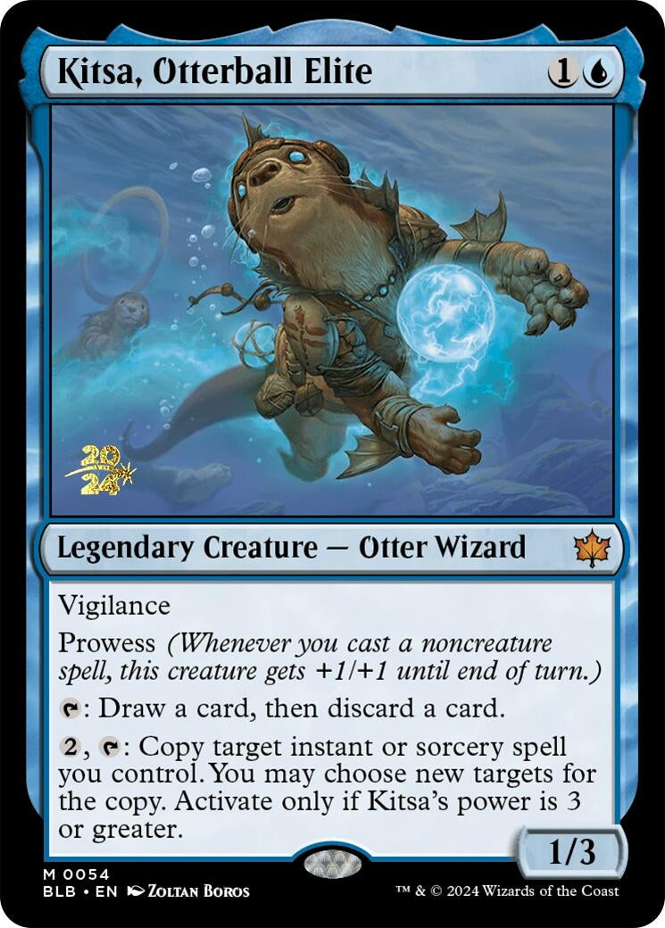 Image for Kitsa, Otterball Elite (54) [Prerelease Cards] - Magic: The Gathering