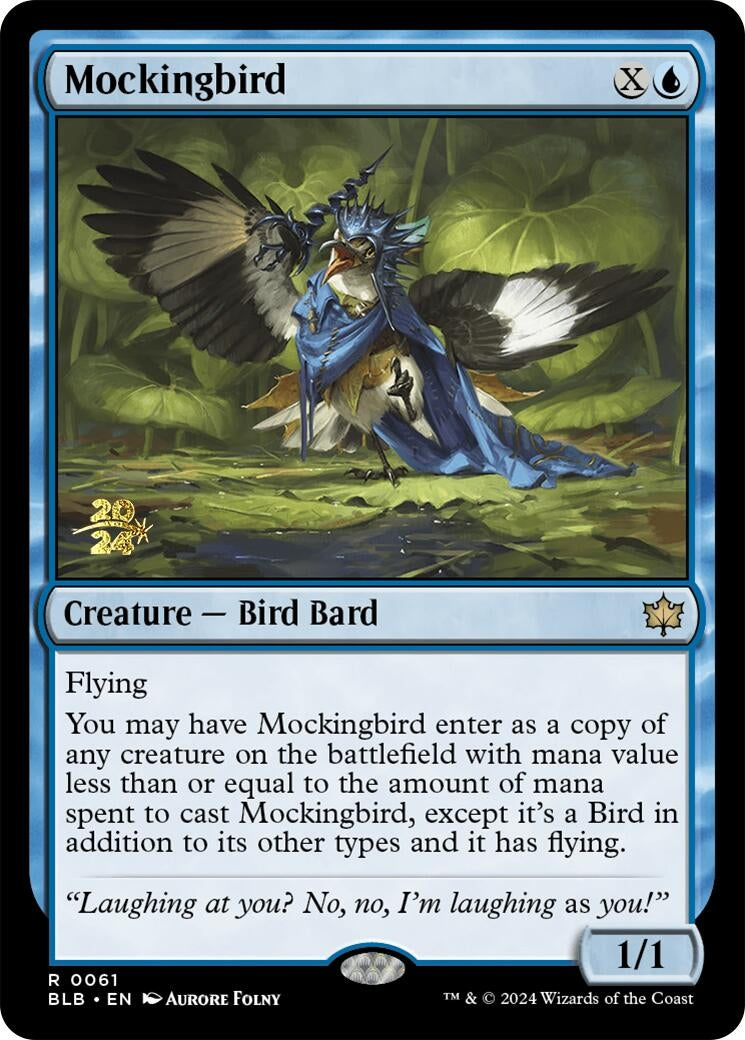 Image for Mockingbird (61) [Prerelease Cards] - Magic: The Gathering