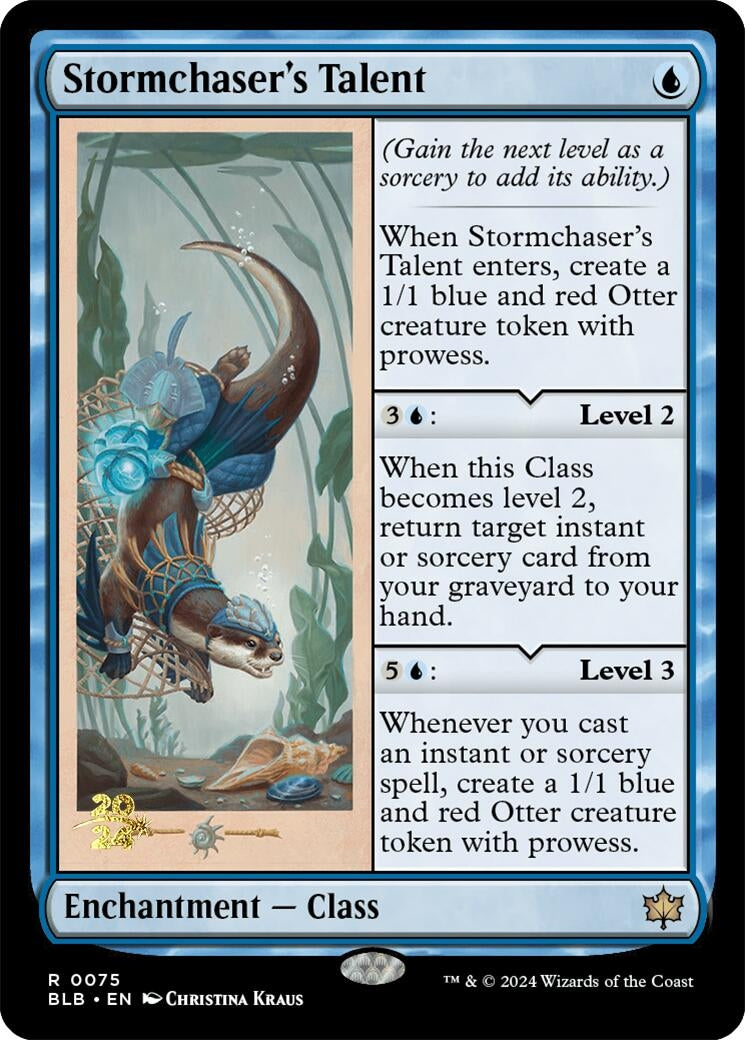 Image for Stormchaser's Talent (75) [Prerelease Cards] - Magic: The Gathering