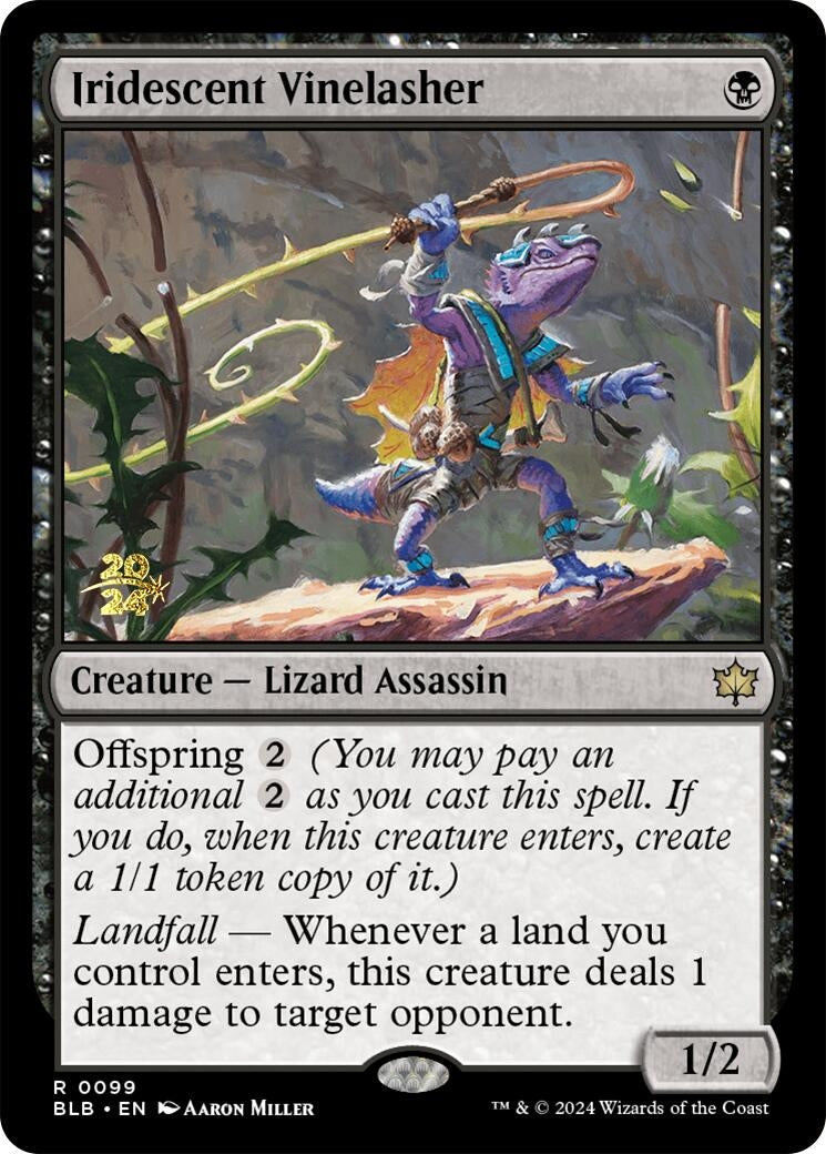 Image for Iridescent Vinelasher (99) [Prerelease Cards] - Magic: The Gathering