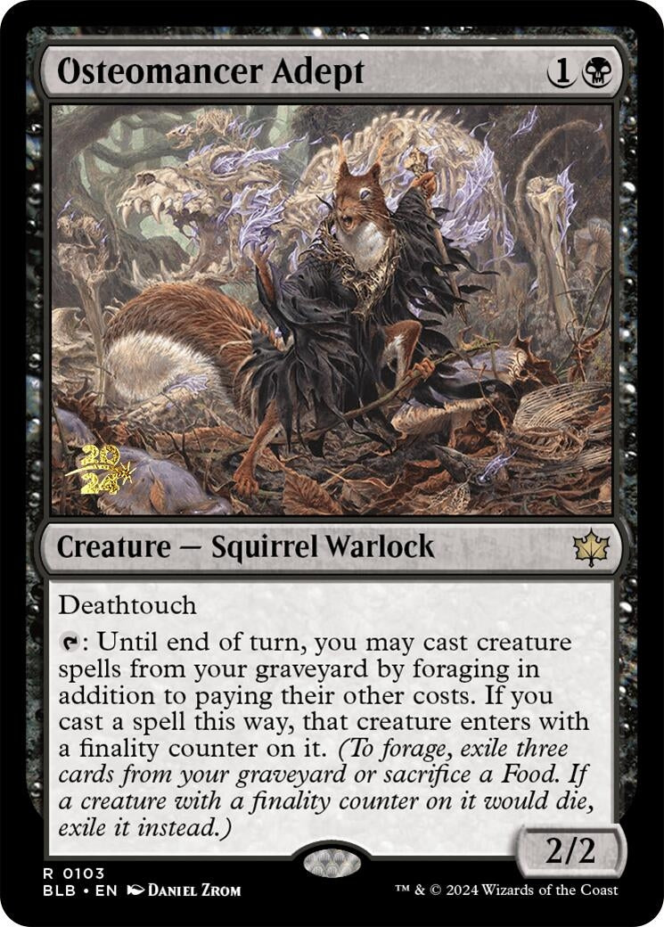 Image for Osteomancer Adept (103) [Prerelease Cards] - Magic: The Gathering