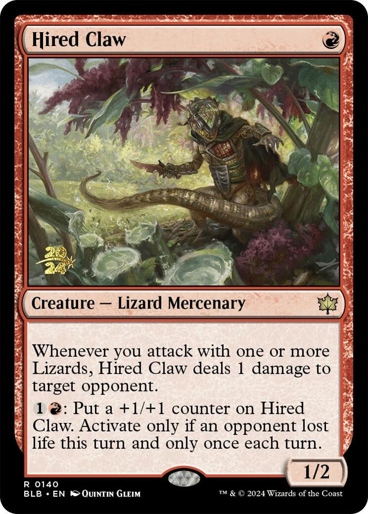 Image for Hired Claw (140) [Prerelease Cards] - Magic: The Gathering