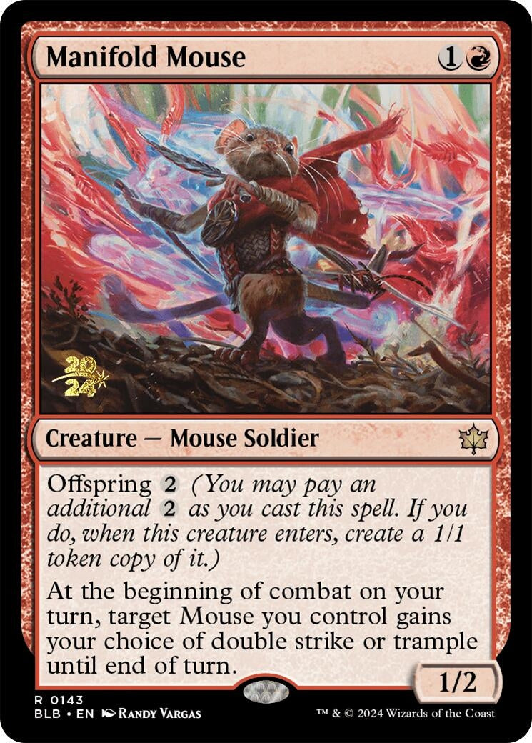 Image for Manifold Mouse (143) [Prerelease Cards] - Magic: The Gathering