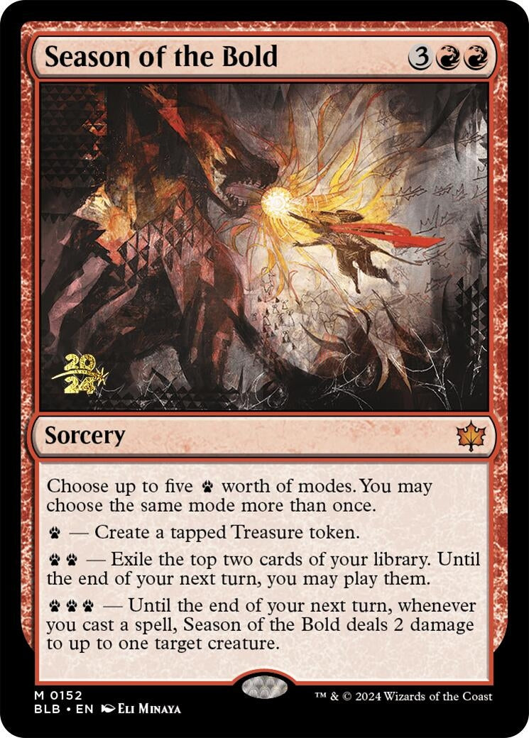 Image for Season of the Bold (152) [Prerelease Cards] - Magic: The Gathering