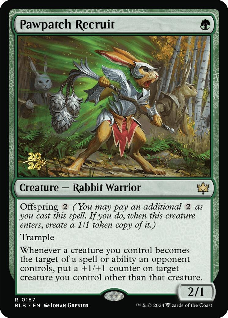 Image for Pawpatch Recruit (187) [Prerelease Cards] - Magic: The Gathering