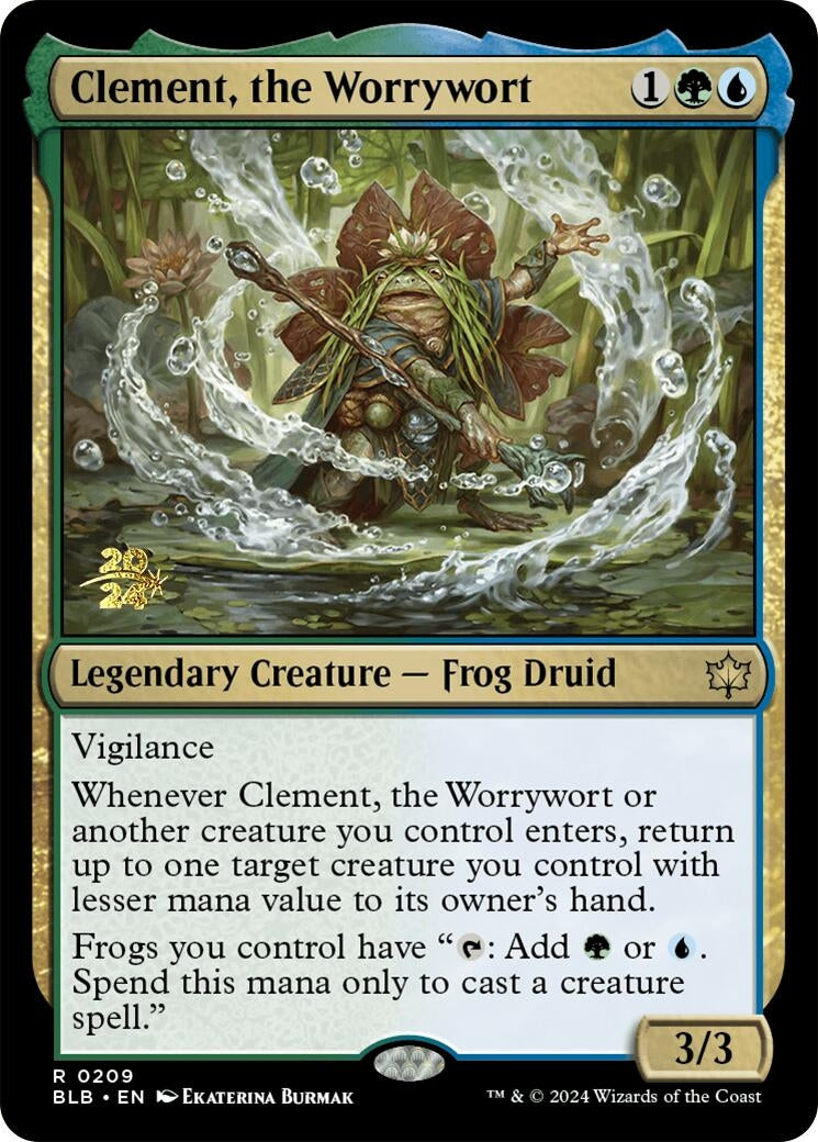 Image for Clement, the Worrywort (209) [Prerelease Cards] - Magic: The Gathering