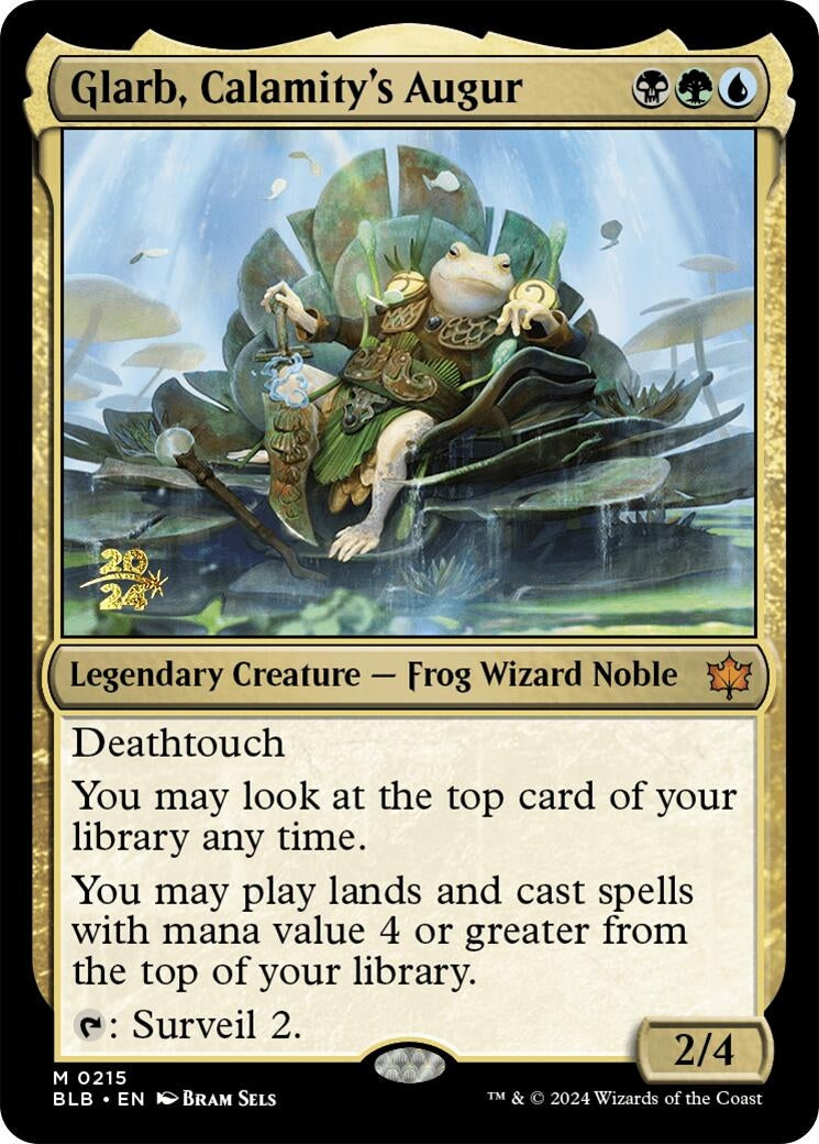 Image for Glarb, Calamity's Augur (215) [Prerelease Cards] - Magic: The Gathering