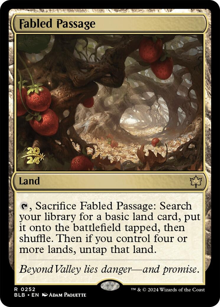 Image for Fabled Passage (252) [Prerelease Cards] - Magic: The Gathering