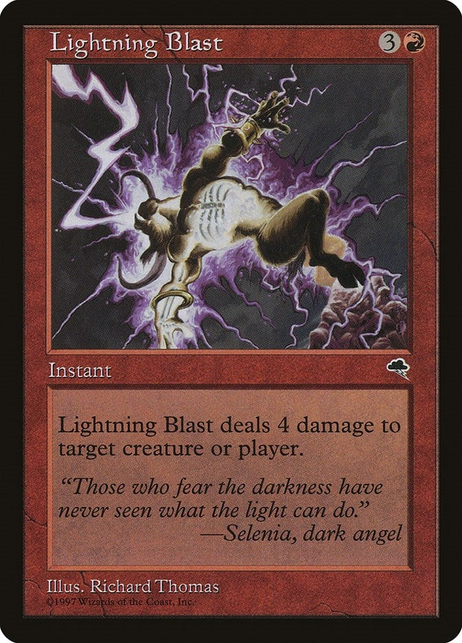 Image for Lightning Blast (185) [Tempest] - Magic: The Gathering