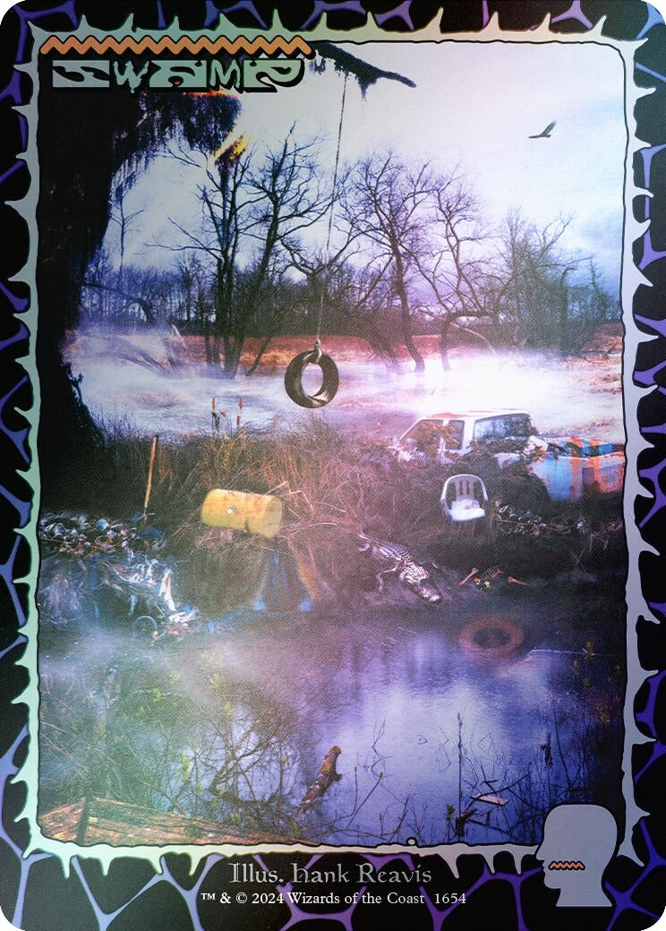 Swamp (1654) (Rainbow Foil) (1654) [Secret Lair Drop Series]