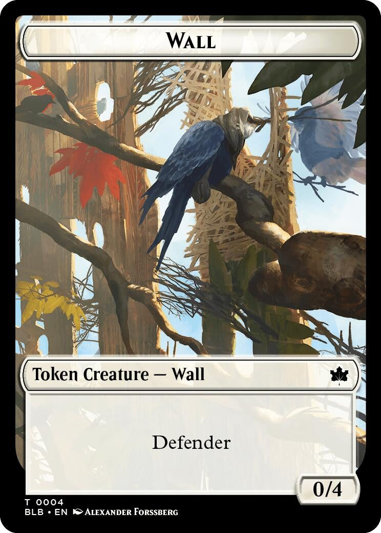 Image for Wall Token (4) [Bloomburrow] - Magic: The Gathering