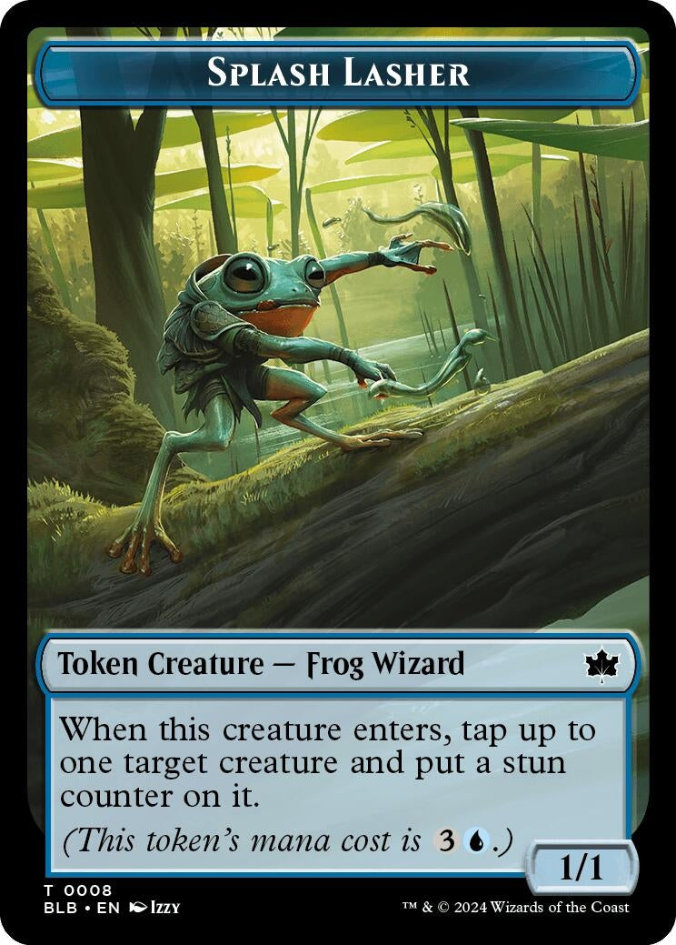 Image for Splash Lasher Token (8) [Bloomburrow] - Magic: The Gathering