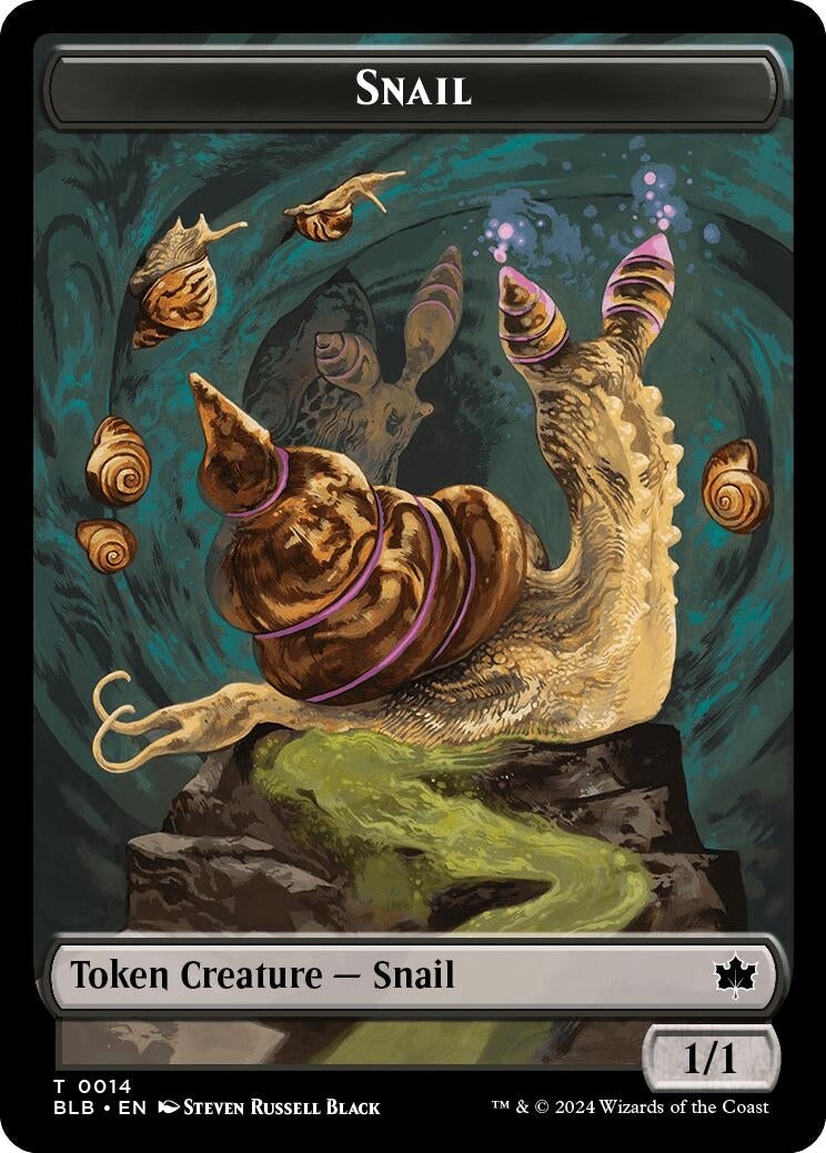 Image for Snail Token (14) [Bloomburrow] - Magic: The Gathering