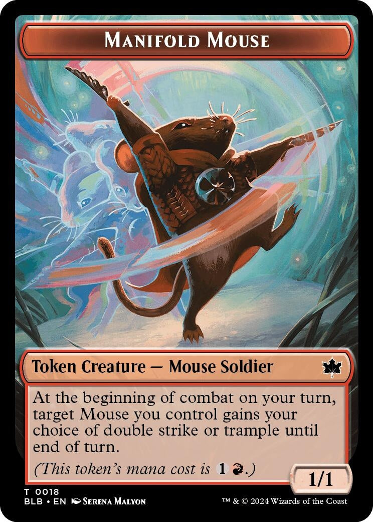 Image for Manifold Mouse Token (18) [Bloomburrow] - Magic: The Gathering