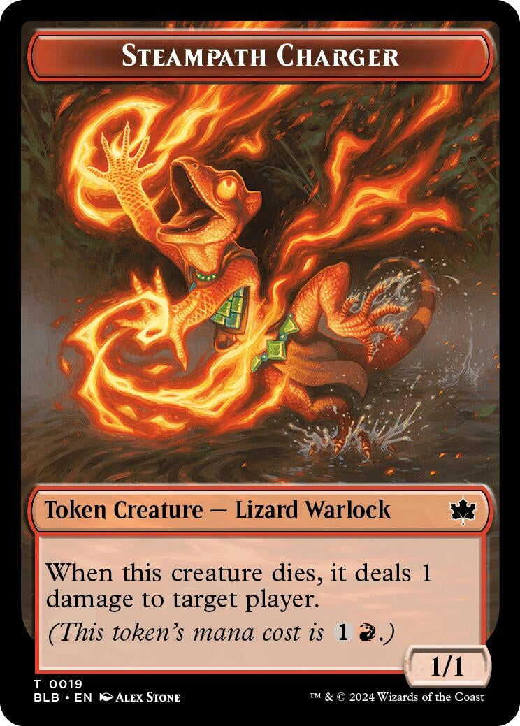 Image for Steampath Charger Token (19) [Bloomburrow] - Magic: The Gathering