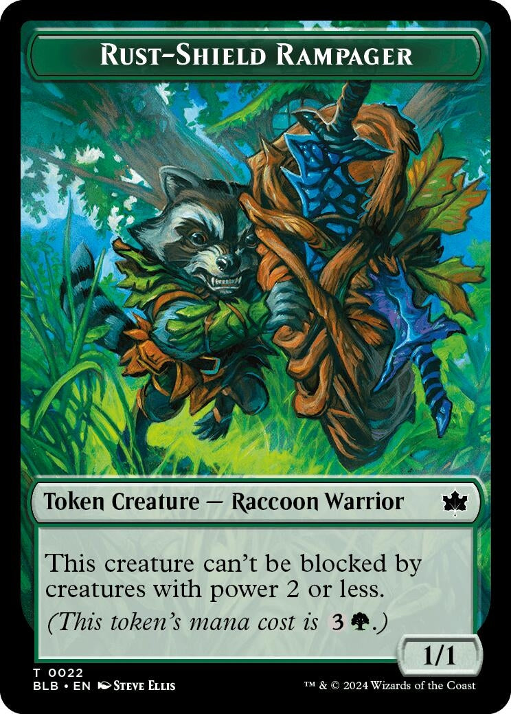 Image for Rust-Shield Rampager Token (22) [Bloomburrow] - Magic: The Gathering
