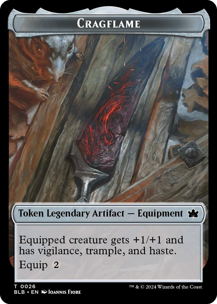 Image for Cragflame Token (26) [Bloomburrow] - Magic: The Gathering