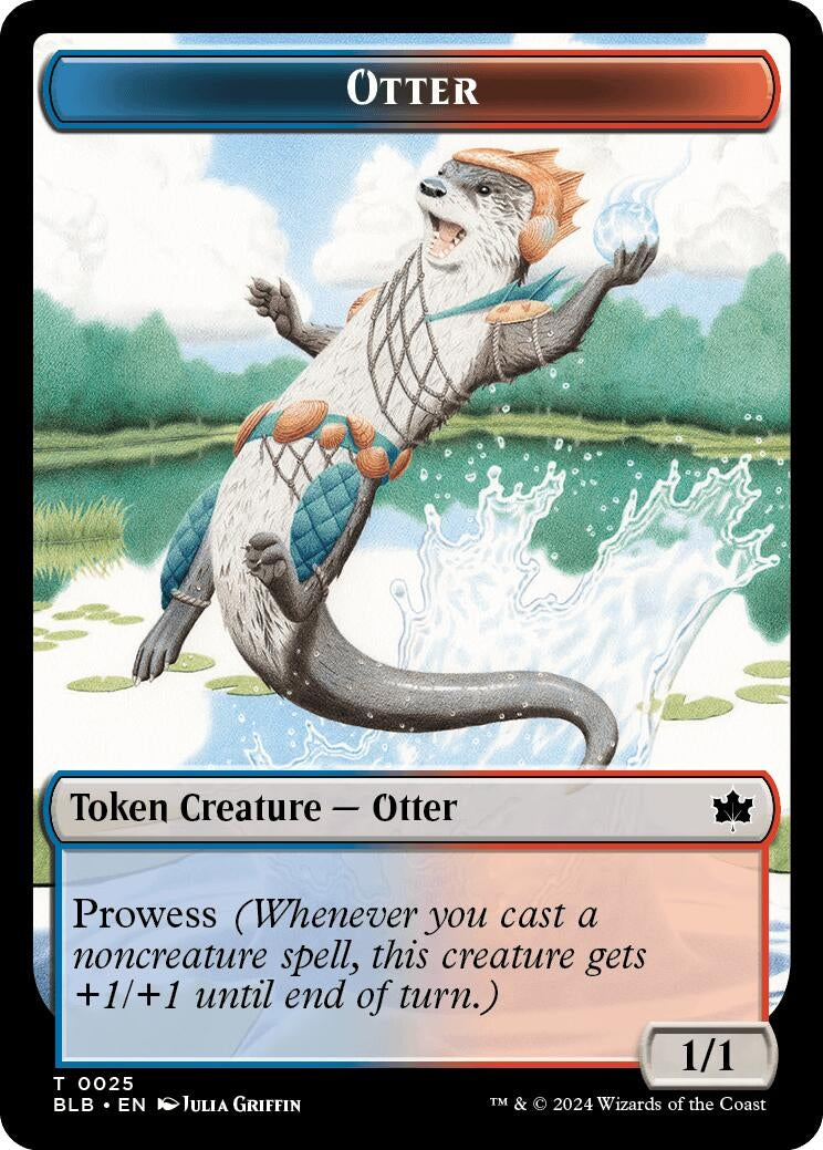 Image for Otter // Copy Double-Sided Token (25 // 1) [Bloomburrow] - Magic: The Gathering