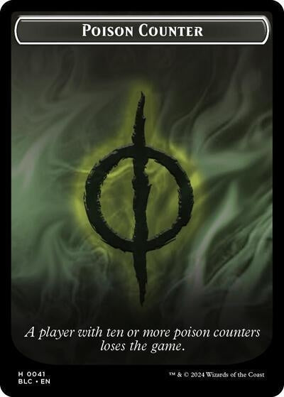 Image for Poison Counter // Rabbit Double-Sided Token (41 // 3) [Bloomburrow] - Magic: The Gathering