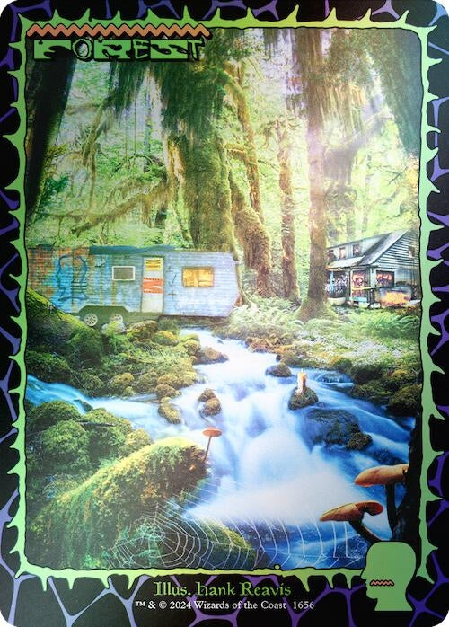 Image for Forest (1656) (Rainbow Foil) (1656) [Secret Lair Drop Series] - Magic: The Gathering