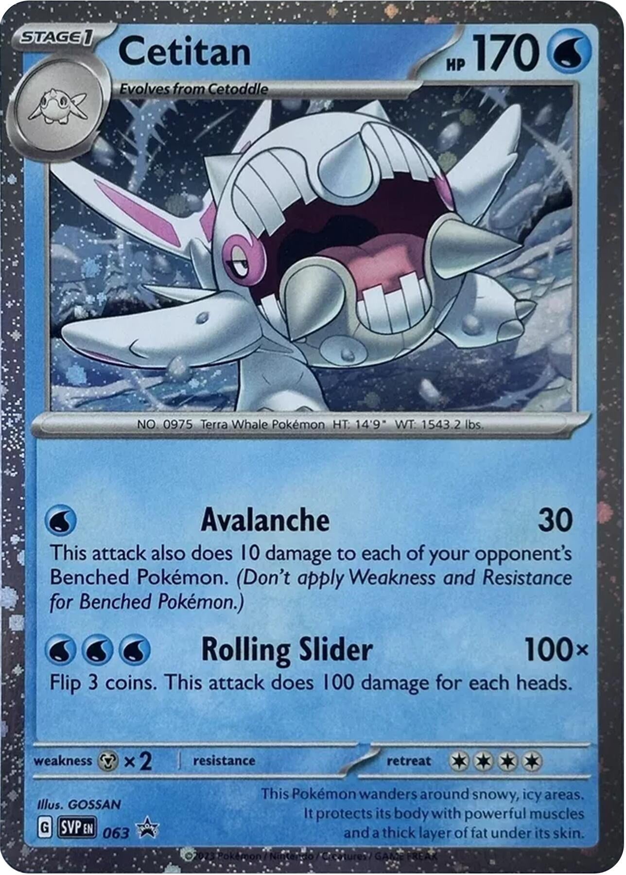 Image for Cetitan - 063 (Cosmos Holo) (063) [SV: Scarlet & Violet Promo Cards] - Pokemon