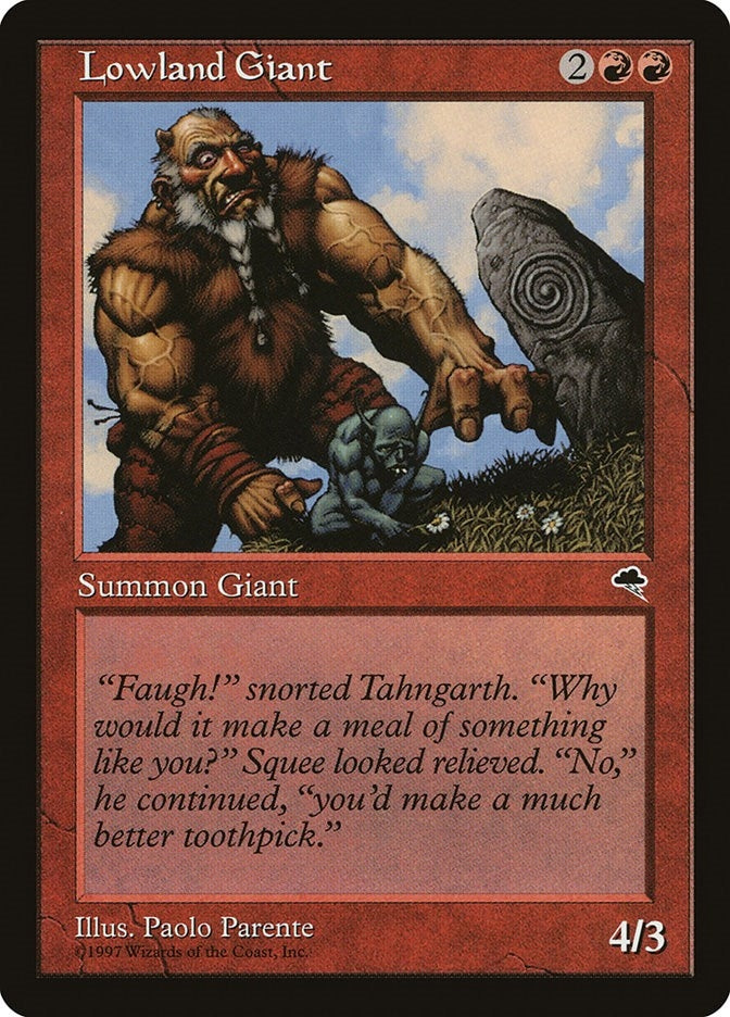Image for Lowland Giant (187) [Tempest] - Magic: The Gathering