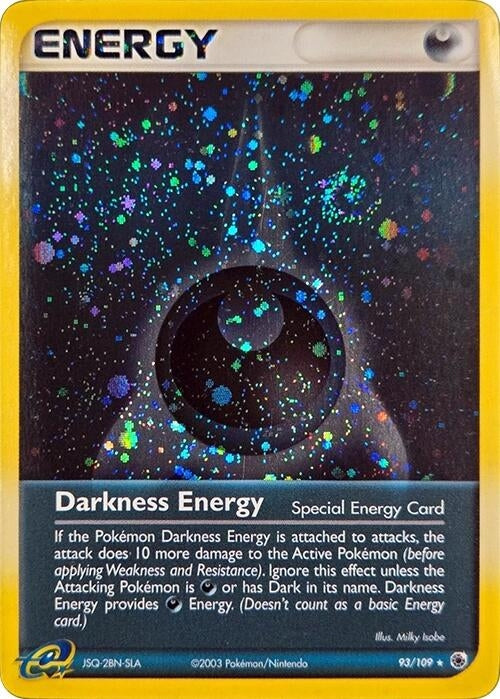 Image for Darkness Energy (Special) - 93/109 (Cosmos Holo) (93/109) [League & Championship Cards] - Pokemon
