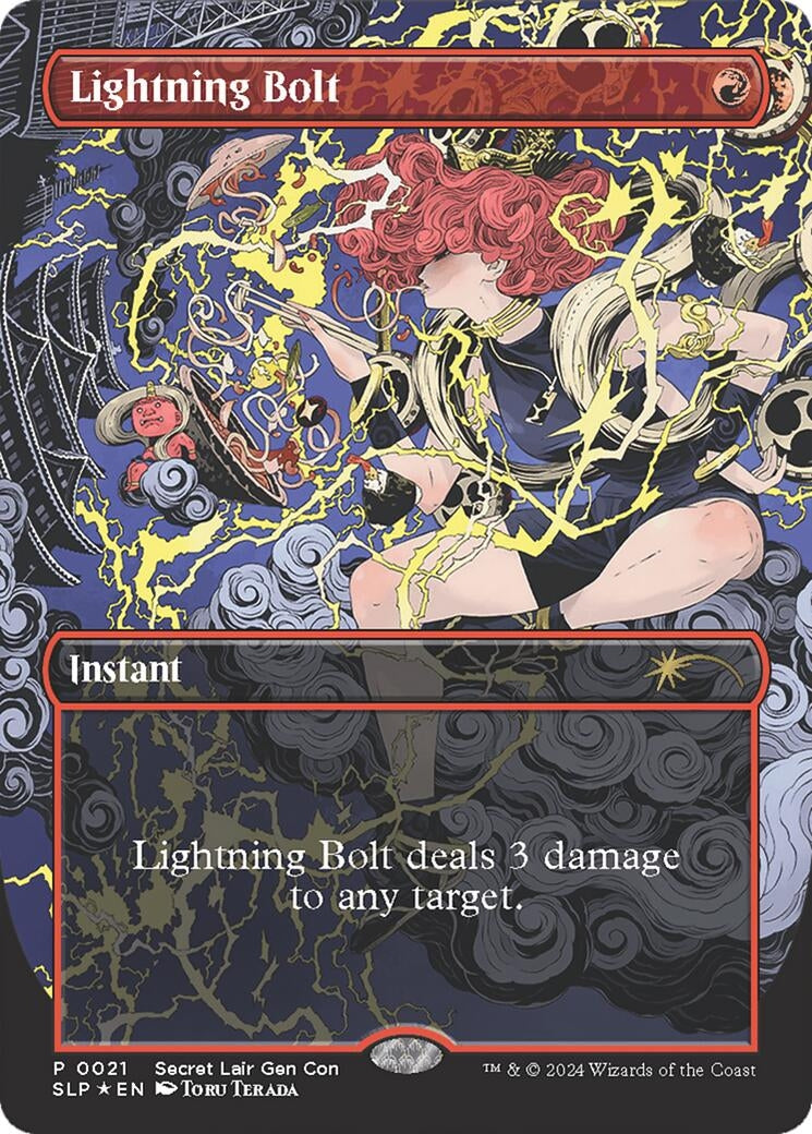 Image for Lightning Bolt (21) [Secret Lair Showdown] - Magic: The Gathering