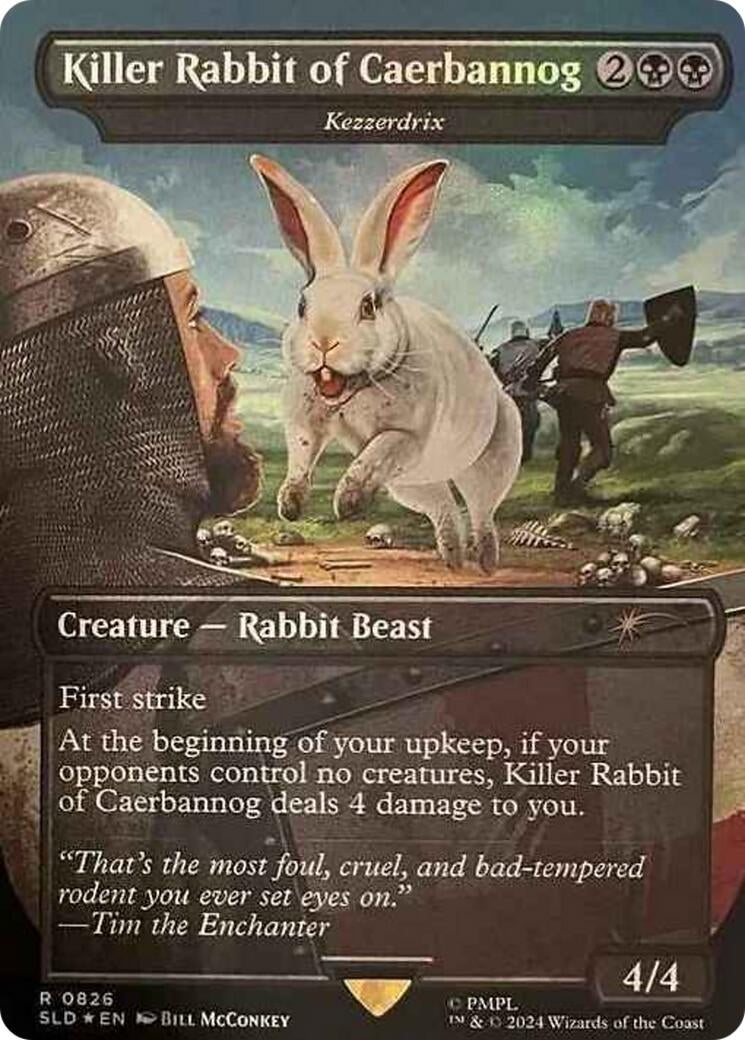 Image for Killer Rabbit of Caerbannog - Kezzerdrix (826) [Secret Lair Drop Series] - Magic: The Gathering