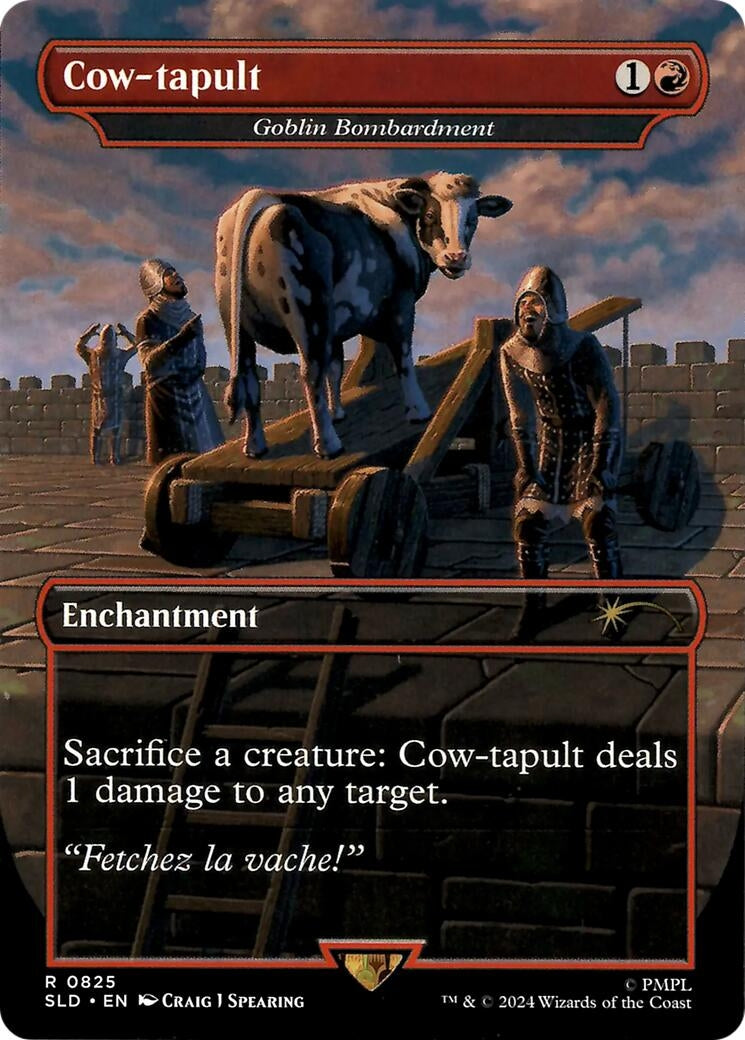 Image for Cow-tapult - Goblin Bombardment (825) [Secret Lair Drop Series] - Magic: The Gathering