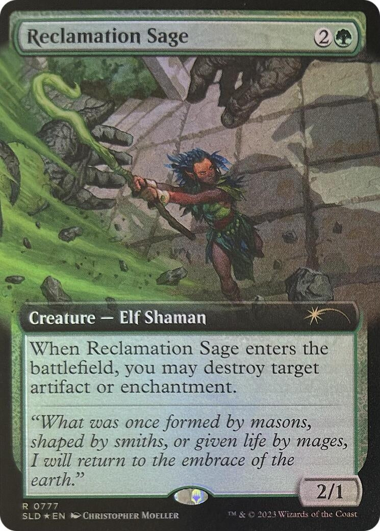 Image for Reclamation Sage (Extended Art) (777) [Secret Lair Drop Series] - Magic: The Gathering