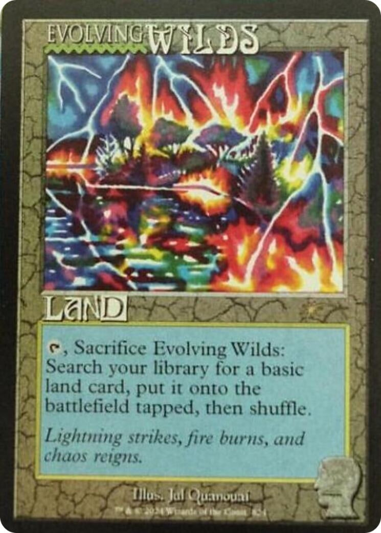 Image for Evolving Wilds (Rainbow Foil) (824) [Secret Lair Drop Series] - Magic: The Gathering