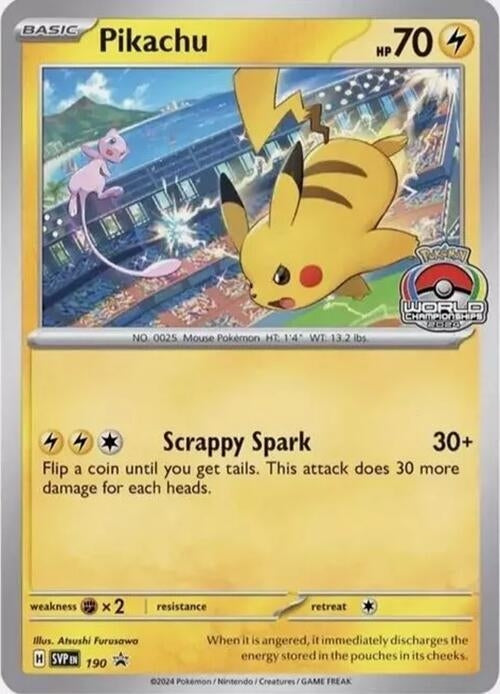 Image for Pikachu - 190 (190) [SV: Scarlet & Violet Promo Cards] - Pokemon