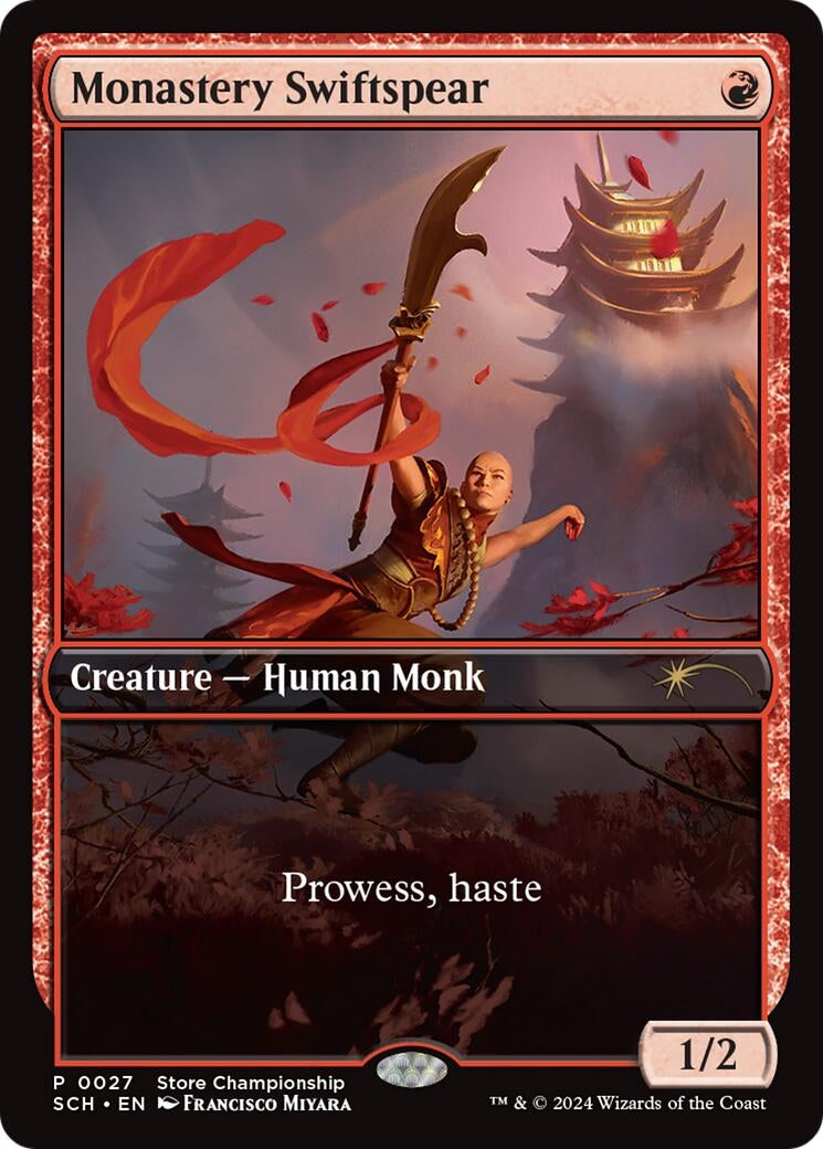 Image for Monastery Swiftspear (27) [Game Day & Store Championship Promos] - Magic: The Gathering