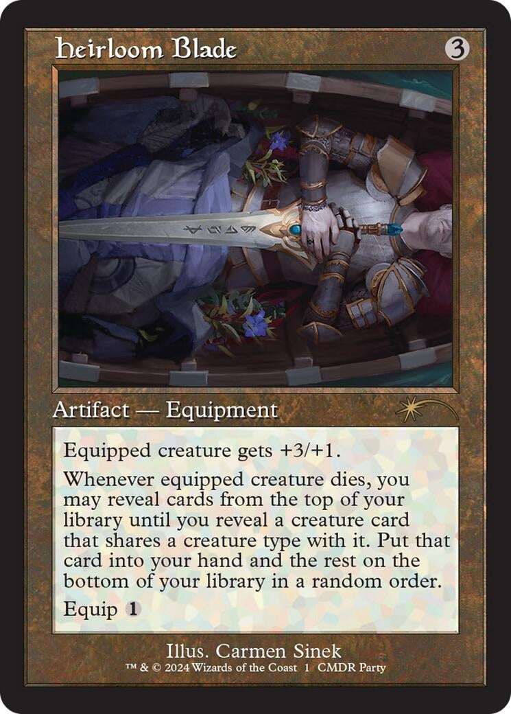 Image for Heirloom Blade (Retro Frame) (1) [WPN & Gateway Promos] - Magic: The Gathering