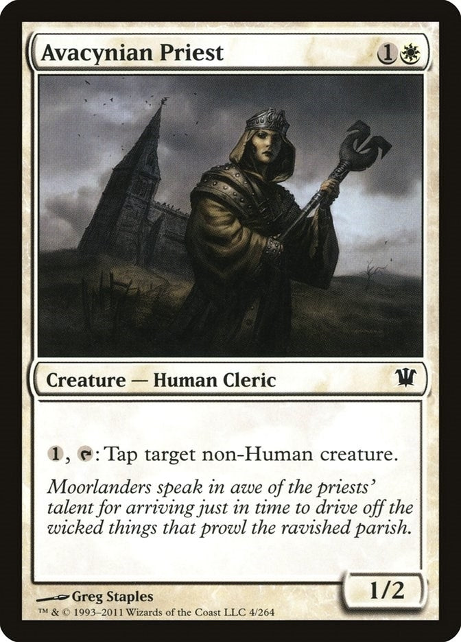 Image for Avacynian Priest (4) [Innistrad] - Magic: The Gathering