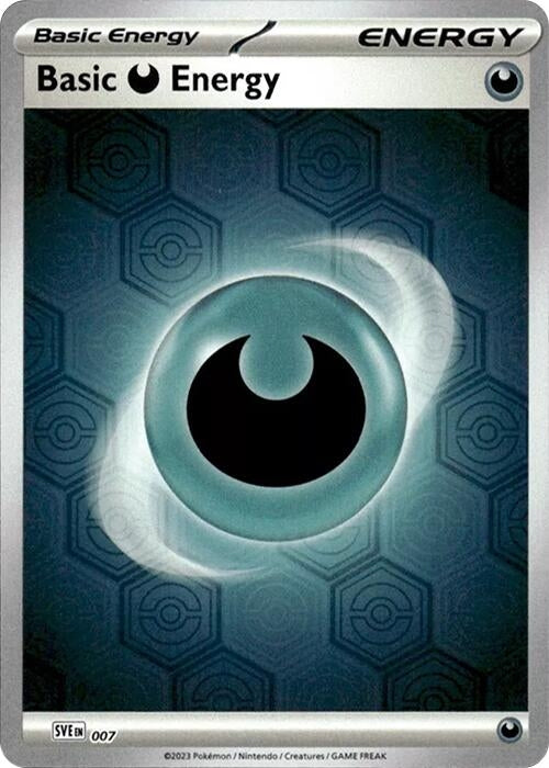 Image for Basic Darkness Energy (Reverse Holofoil) (7) [SV: Shrouded Fable] - Pokemon