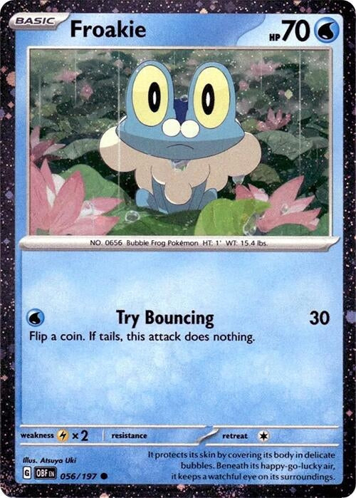 Image for Froakie - 056/197 (Cosmos Holo) (056/197) [Miscellaneous Cards & Products] - Pokemon