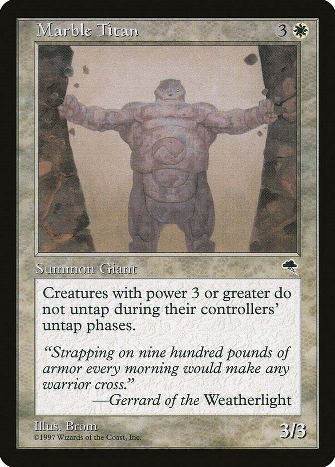 Image for Marble Titan (28) [Tempest] - Magic: The Gathering