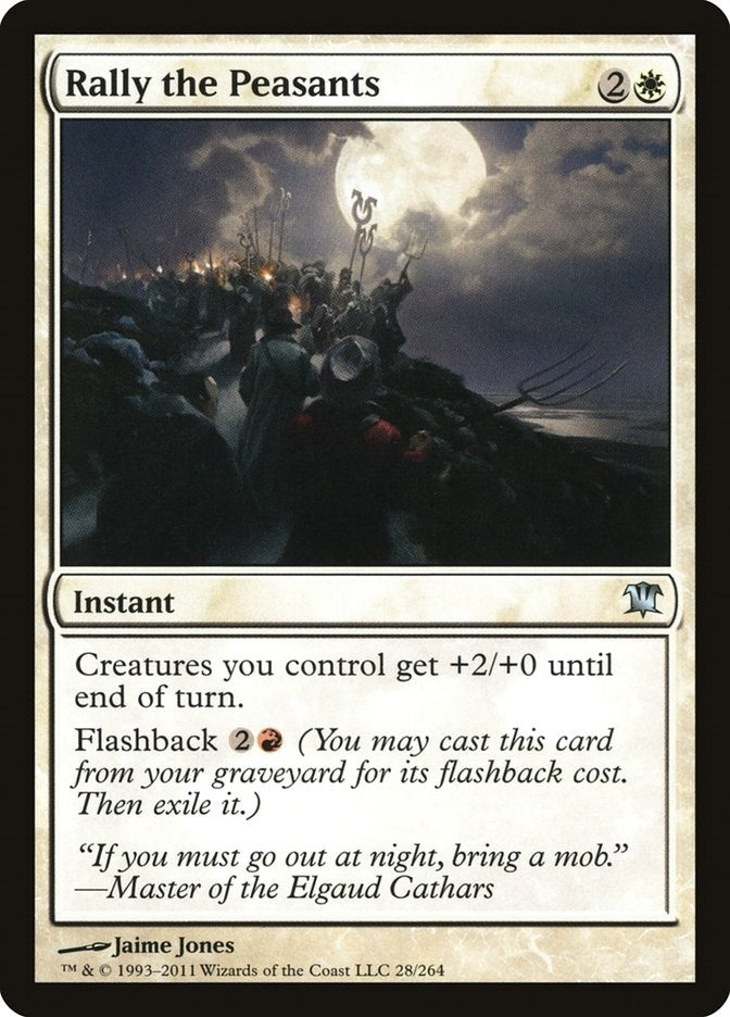 Image for Rally the Peasants (28) [Innistrad] - Magic: The Gathering