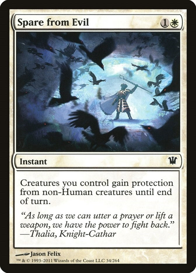 Image for Spare from Evil (34) [Innistrad] - Magic: The Gathering