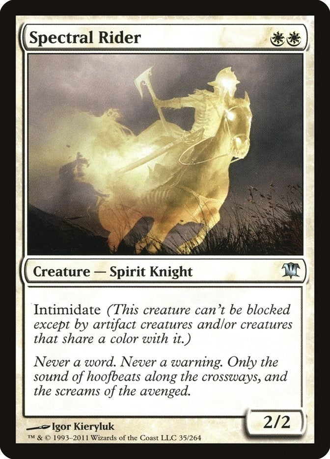 Image for Spectral Rider (35) [Innistrad] - Magic: The Gathering