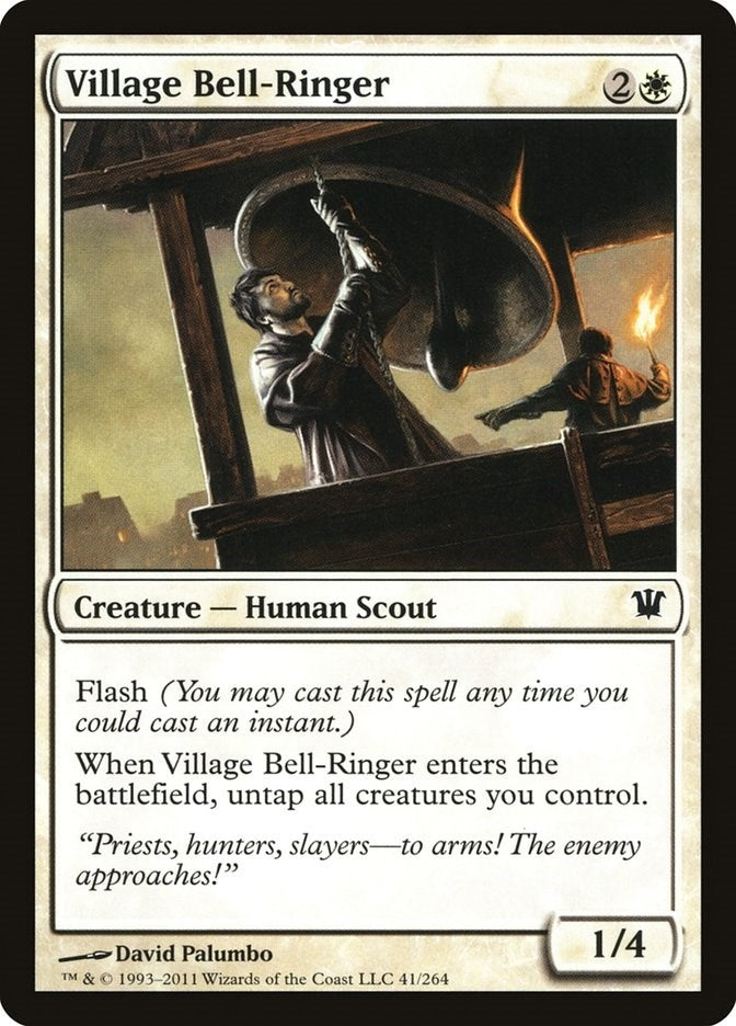 Image for Village Bell-Ringer (41) [Innistrad] - Magic: The Gathering