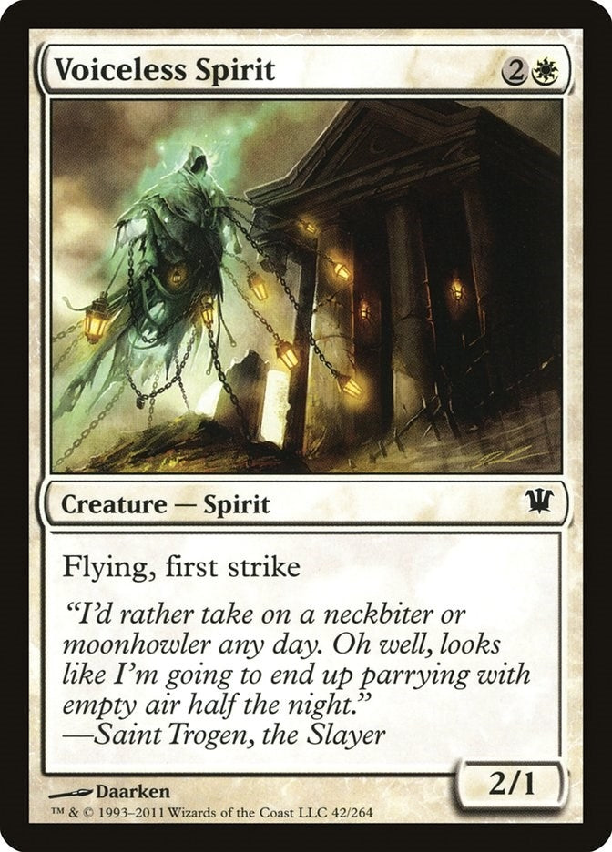 Image for Voiceless Spirit (42) [Innistrad] - Magic: The Gathering