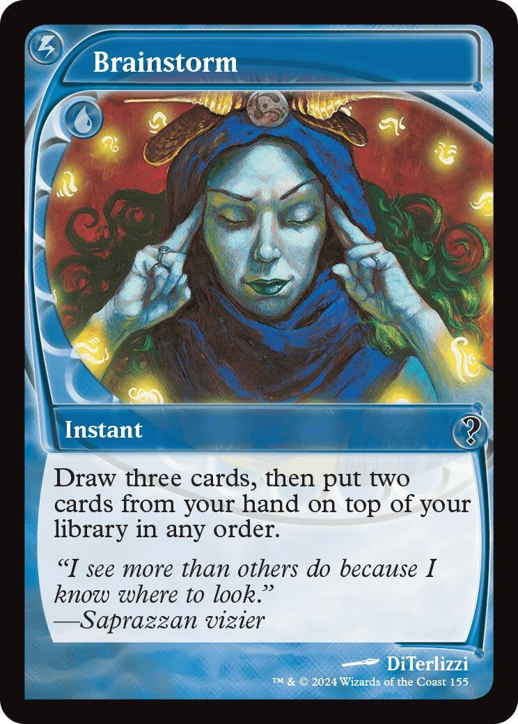 Image for Brainstorm (Future Sight) (155) [Mystery Booster 2] - Magic: The Gathering