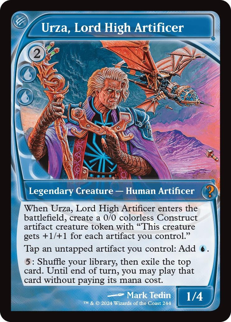 Image for Urza, Lord High Artificer (Future Sight) (244) [Mystery Booster 2] - Magic: The Gathering