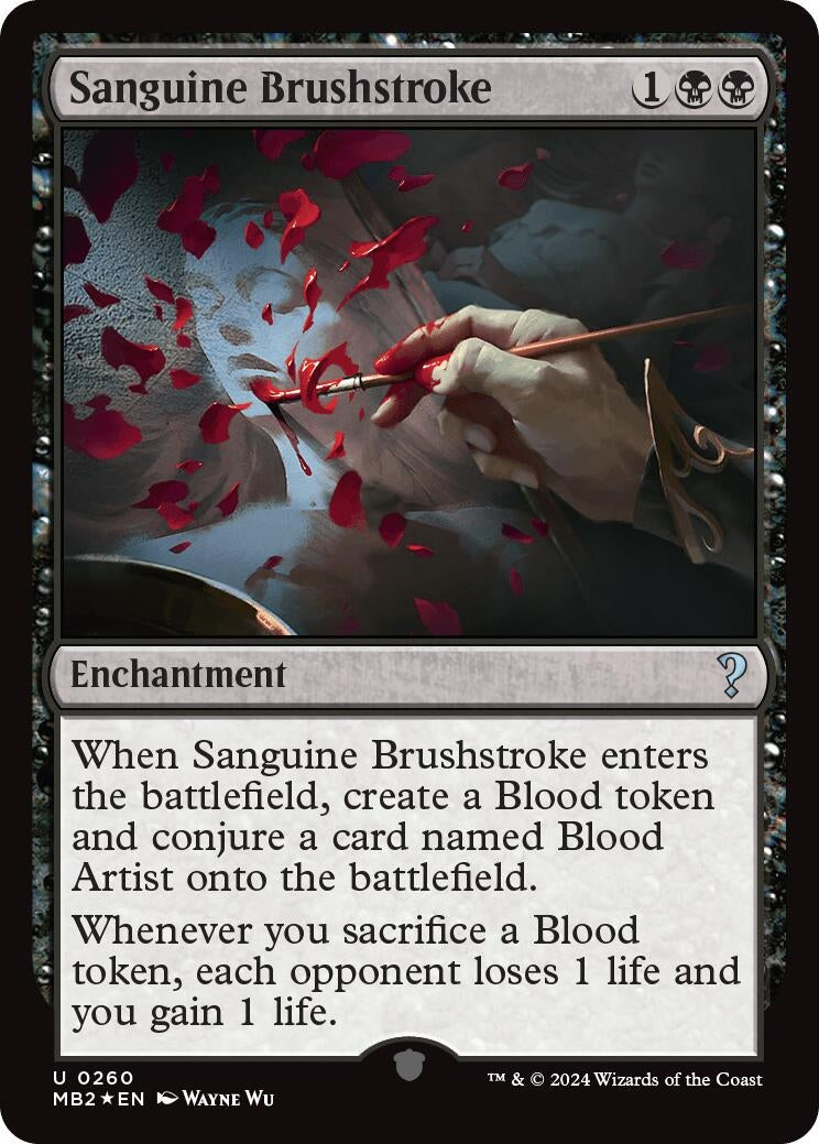 Image for Sanguine Brushstroke (260) [Mystery Booster 2] - Magic: The Gathering