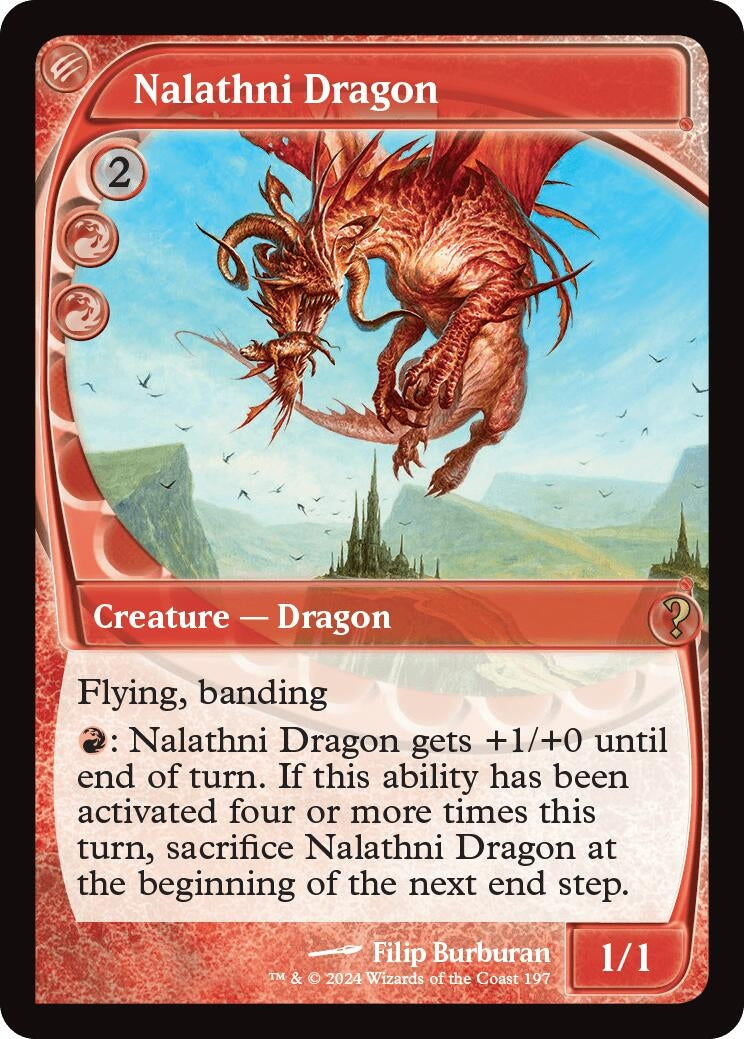 Image for Nalathni Dragon (Future Sight) (197) [Mystery Booster 2] - Magic: The Gathering