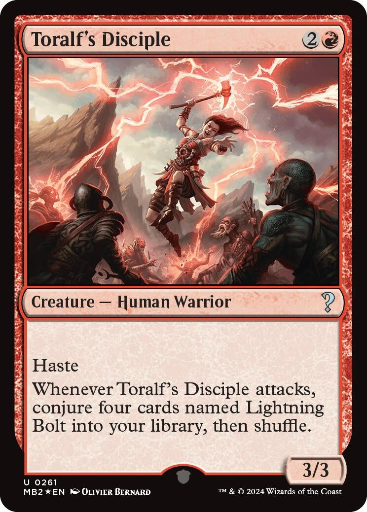 Image for Toralf's Disciple (261) [Mystery Booster 2] - Magic: The Gathering