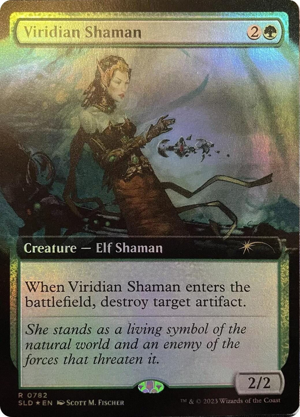 Image for Viridian Shaman (Extended Art) (782) [Secret Lair Drop Series] - Magic: The Gathering